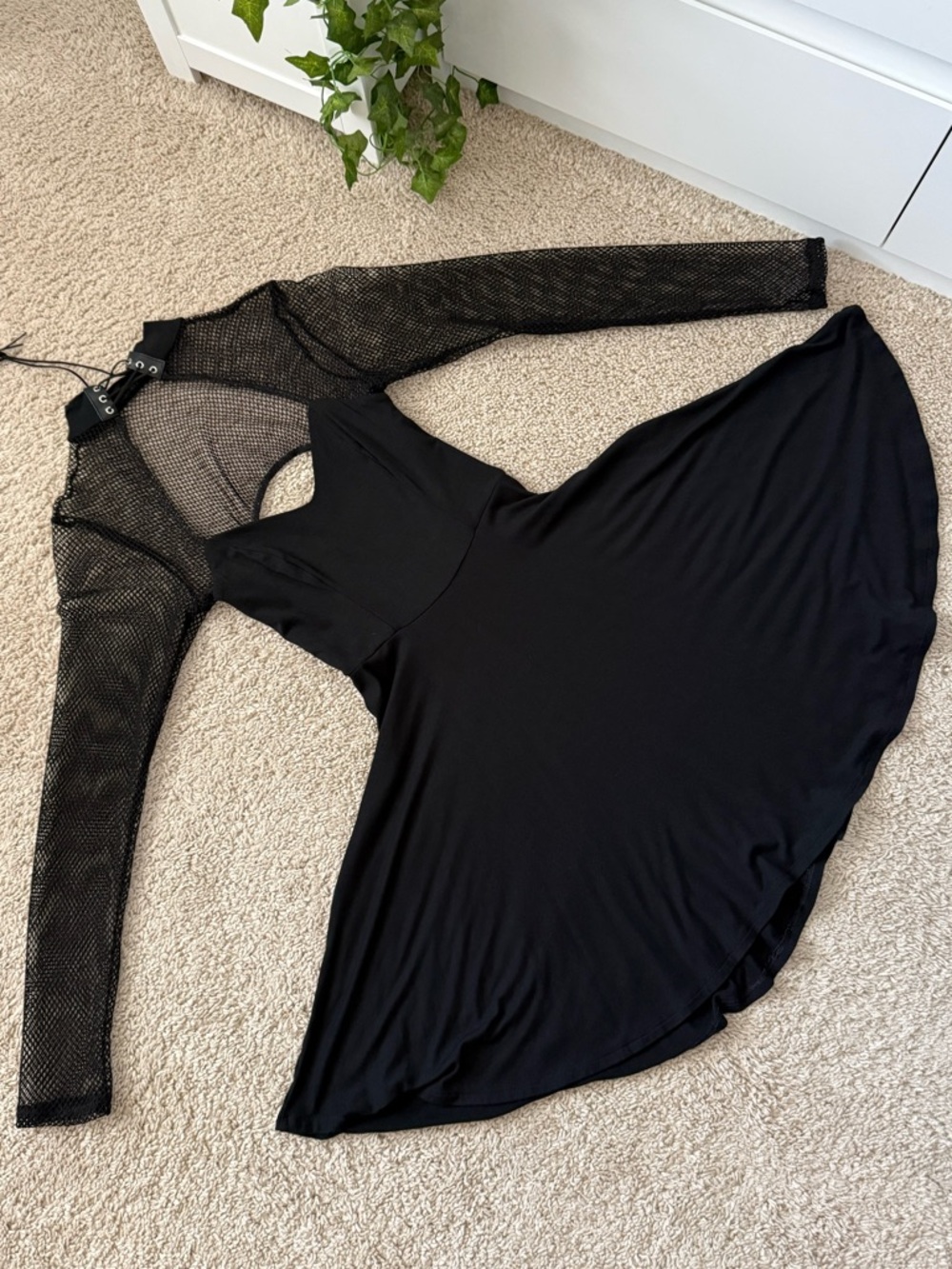 BLACKMILK GOTH DRESS BLACK SIZE SMALL NWOT